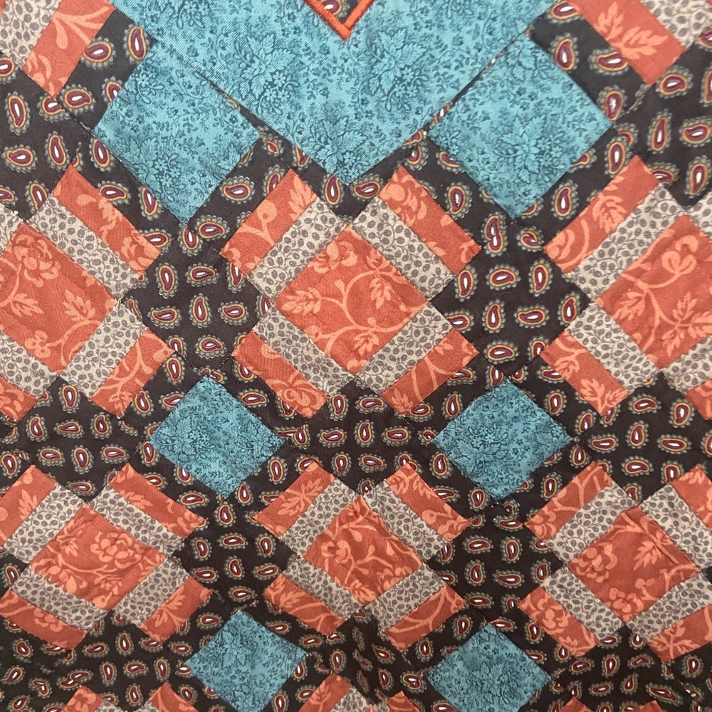 Vintage Handmade Patchwork Quilt Cottagecore Swea… - image 3